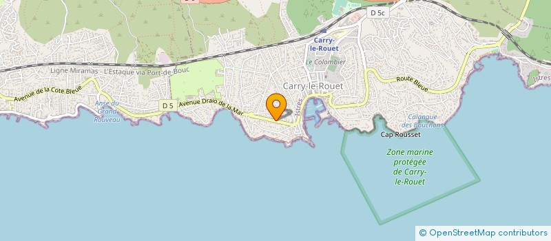 localisation de l'entreprise PCCHL  CARRY-LE-ROUET