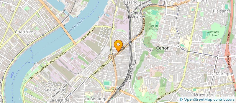 localisation de l'entreprise PCCN SARL à CENON