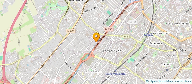 localisation de l'entreprise PCCOM  TOURCOING