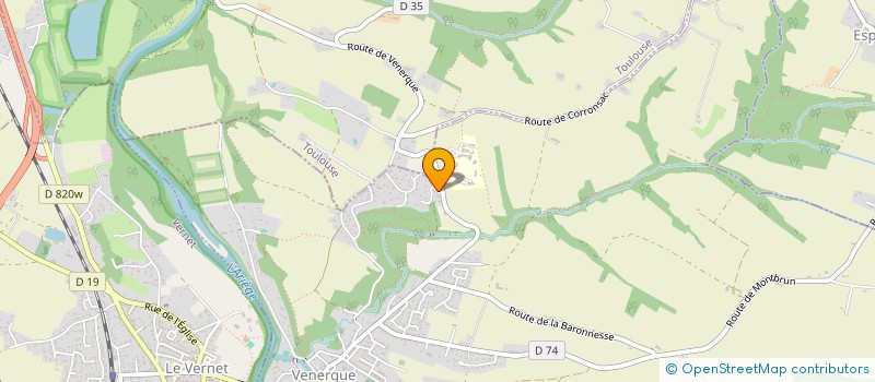 localisation de l'entreprise PCD 70 ECONOMIE à VENERQUE