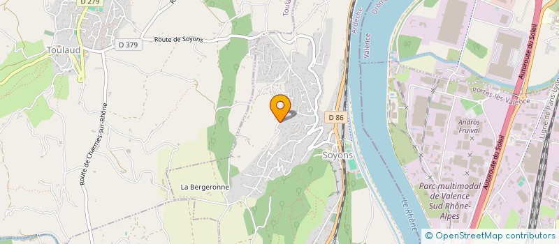 localisation de l'entreprise PCD IMMO  SOYONS