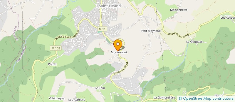 localisation de l'entreprise PCD IMMO  SAINT-HEAND