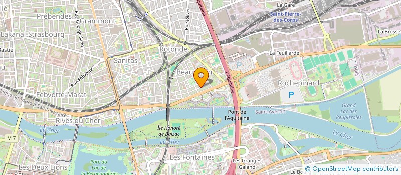 localisation de l'entreprise PCDA 37  TOURS