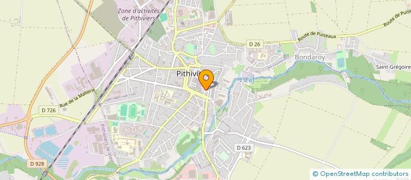 localisation de l'entreprise PCDIMMO  PITHIVIERS