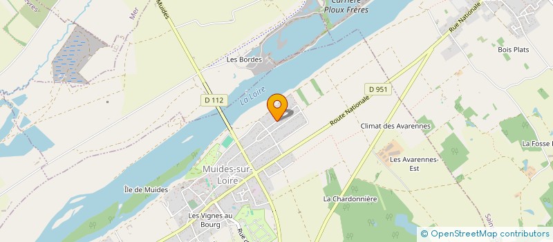 localisation de l'entreprise PCDM MANAGEMENT à MUIDES-SUR-LOIRE