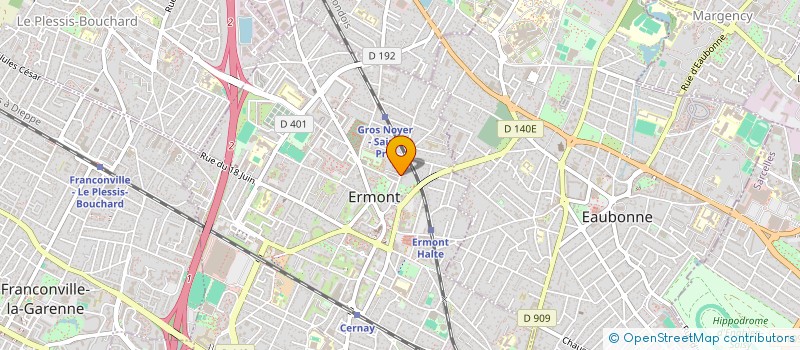 localisation de l'entreprise PCDM RENOV  ERMONT