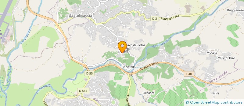 localisation de l'entreprise PCDN GRAZIANI à BASTELICACCIA