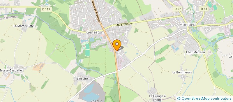 localisation de l'entreprise PCDR  GENESTON