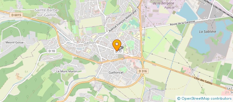 localisation de l'entreprise PCDR  GAILLON