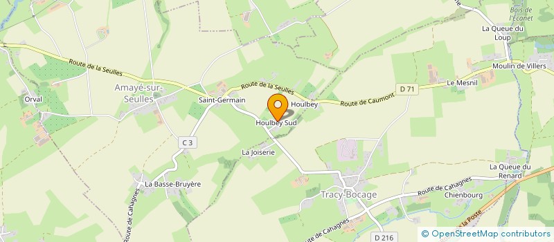 localisation de l'entreprise PCE  AMAYE-SUR-SEULLES