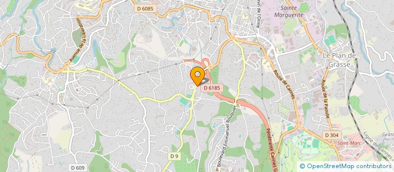 localisation de l'entreprise PCE COLIN PROJET CONCEPT ELECTRIQUE à GRASSE