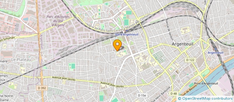 localisation de l'entreprise PCE-IDF  ARGENTEUIL