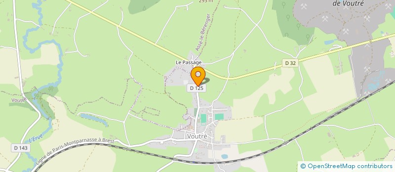 localisation de l'entreprise PCE SERVICES  VOUTRE