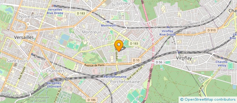 localisation de l'entreprise PCEC à VERSAILLES