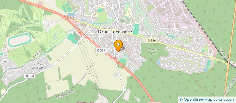localisation de l'entreprise PCED SARL à OZOIR-LA-FERRIERE