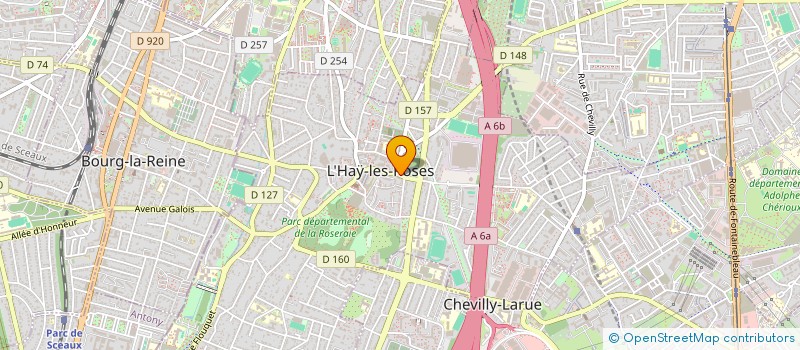 localisation de l'entreprise PCEK à L'HAY-LES-ROSES
