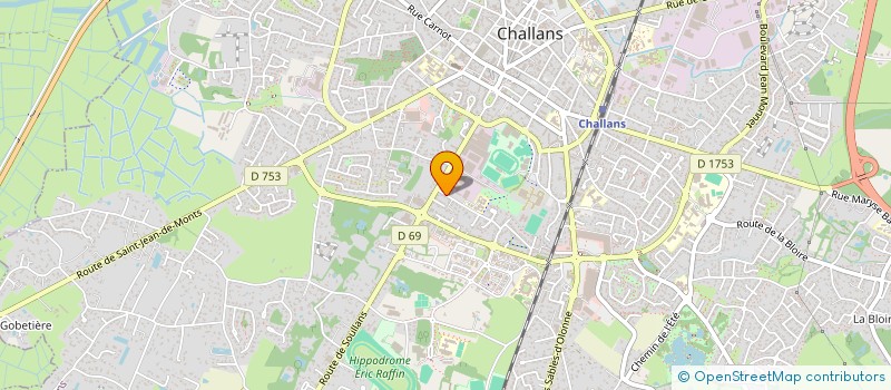 localisation de l'entreprise PCEX IMMOBILIER à CHALLANS