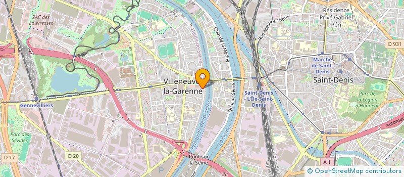 localisation de l'entreprise PCF ENERGIE à VILLENEUVE-LA-GARENNE