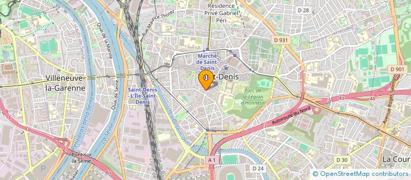 localisation de l'entreprise PCG GESTION à SAINT-DENIS