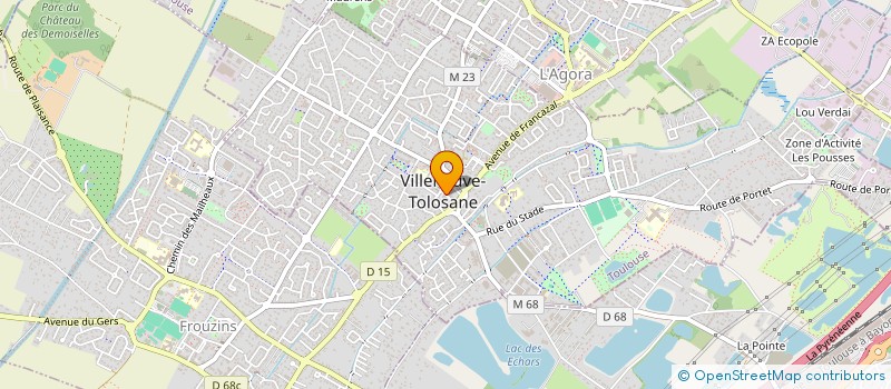 localisation de l'entreprise PCGIS à VILLENEUVE-TOLOSANE