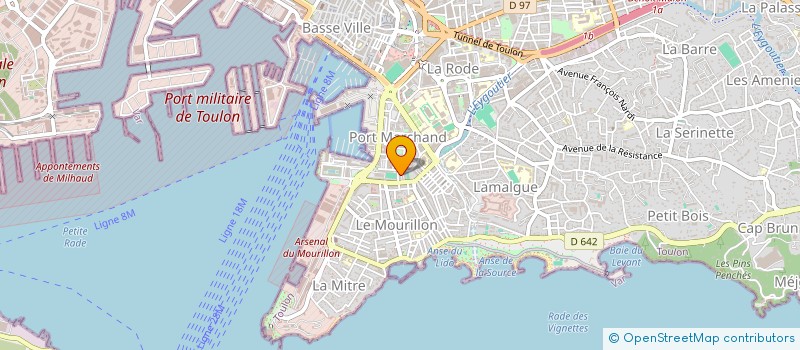 localisation de l'entreprise PCGUR  TOULON