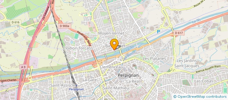 localisation de l'entreprise PCH à PERPIGNAN