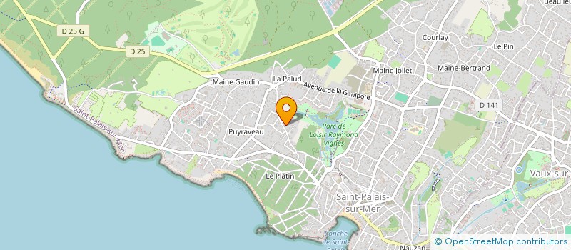 localisation de l'entreprise PCH  SAINT-PALAIS-SUR-MER