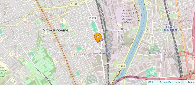 localisation de l'entreprise PCH  VITRY-SUR-SEINE