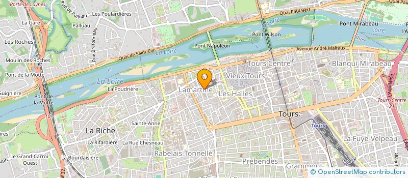 localisation de l'entreprise PCH FINANCES  TOURS