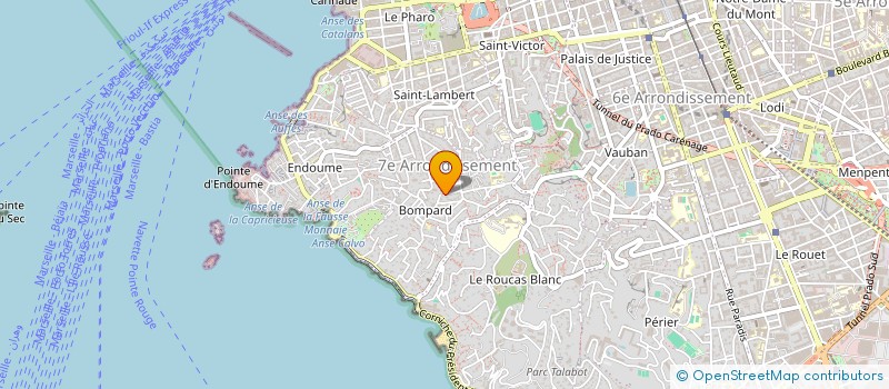 localisation de l'entreprise PCH INVEST à MARSEILLE