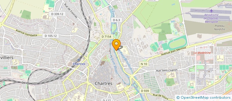 localisation de l'entreprise PCHAMOULEAU HOLDING à CHARTRES