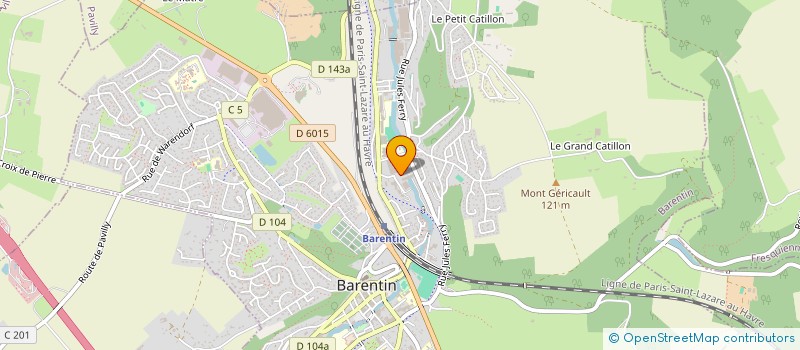 localisation de l'entreprise PCHD  BARENTIN