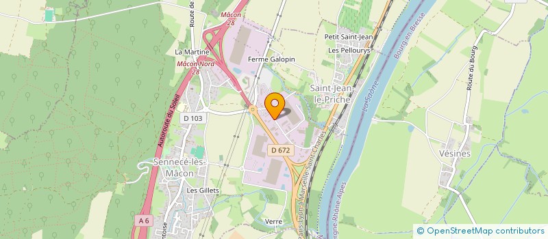 localisation de l'entreprise PCHOTEL à MACON