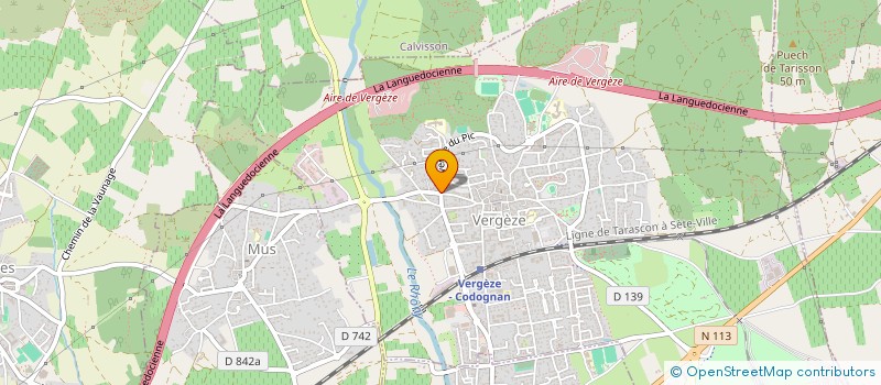 localisation de l'entreprise PCHS  VERGEZE