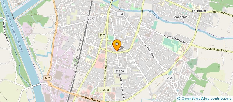 localisation de l'entreprise PCI 26 à MONTELIMAR