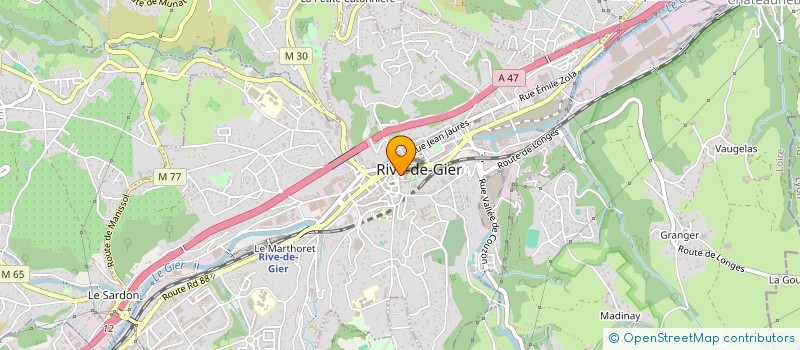 localisation de l'entreprise PCI CRECHE SI LA SOL à RIVE-DE-GIER