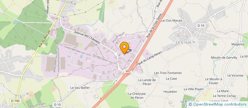 localisation de l'entreprise PCIMMO  TREGUEUX