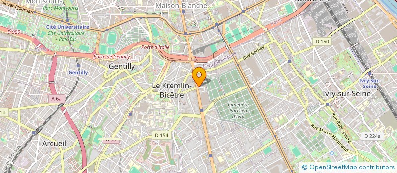 localisation de l'entreprise PCIS  LE KREMLIN-BICETRE