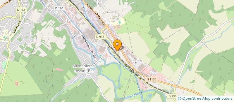 localisation de l'entreprise PCJ à BAR-LE-DUC