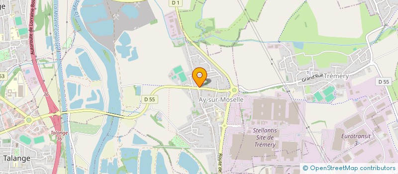 localisation de l'entreprise PCJ  AY-SUR-MOSELLE