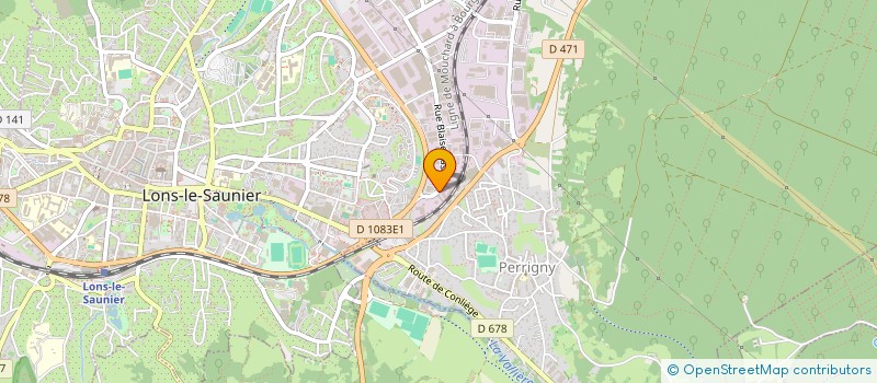 localisation de l'entreprise PCJH EXPANSION à LONS-LE-SAUNIER