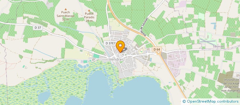 localisation de l'entreprise PCJL HOLDING à VENDRES