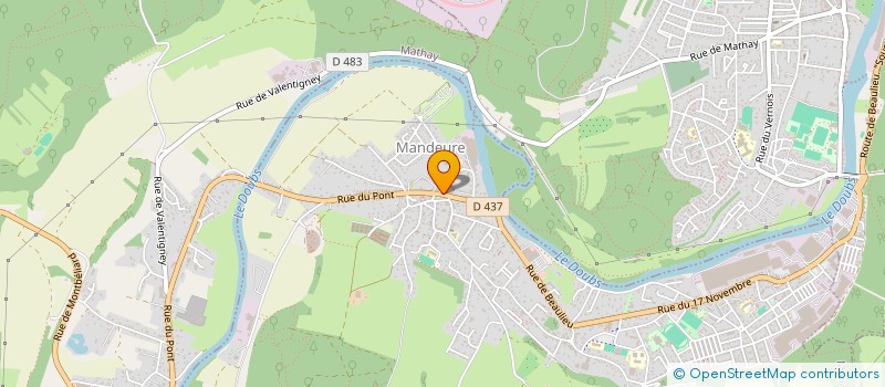 localisation de l'entreprise PCK  MANDEURE