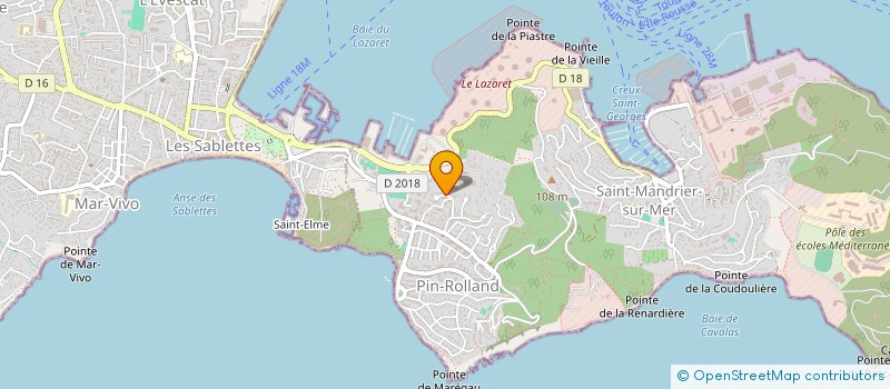 localisation de l'entreprise PCK CARPE DIEM  SAINT-MANDRIER-SUR-MER