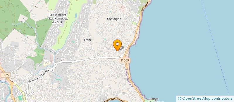 localisation de l'entreprise PCL CONSTRUCT à SAINTE-MAXIME