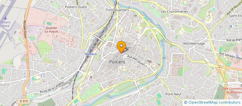 localisation de l'entreprise PCL-GE  POITIERS