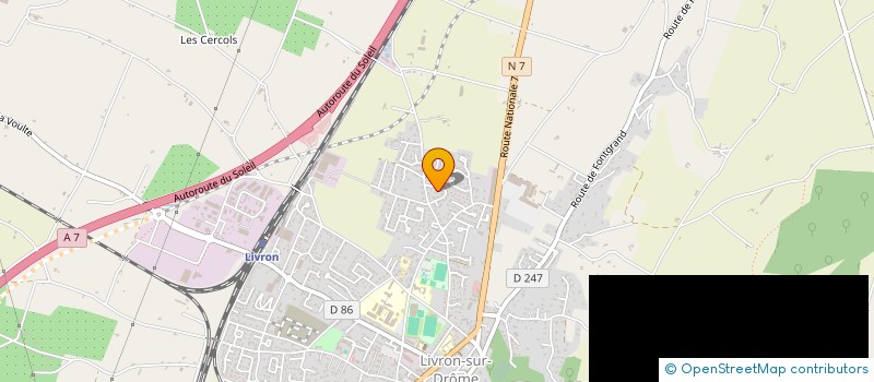 localisation de l'entreprise PCL IMMO  LIVRON-SUR-DROME