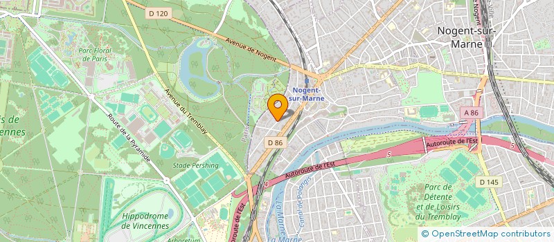 localisation de l'entreprise PCL IMMOBILIER à NOGENT-SUR-MARNE