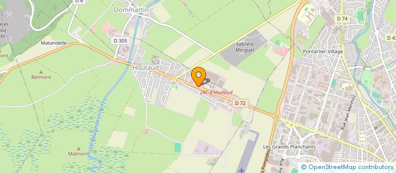 localisation de l'entreprise PCLR FINANCES  HOUTAUD