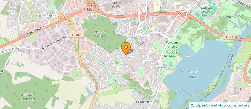 localisation de l'entreprise PCLV à ANGERS
